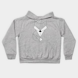 Geometric Fox Kids Hoodie